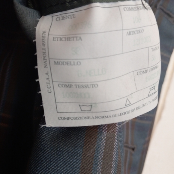 Sartoria Partenopea unconstructed wool mens sport coat - Picture 8 of 10